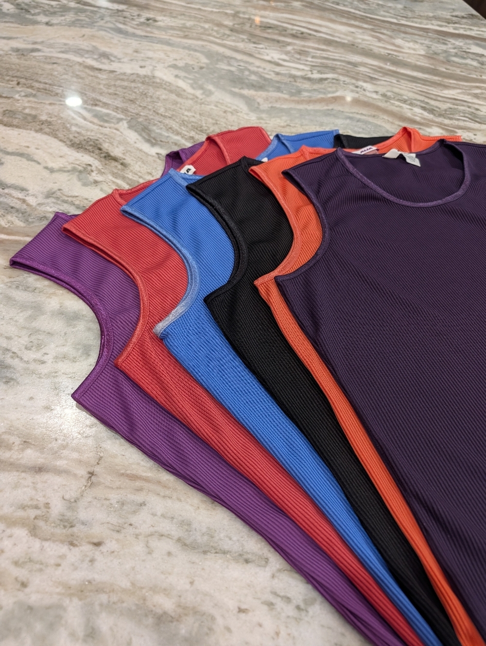 Alia Ribbed Tank Top Set - Picture 2 of 3
